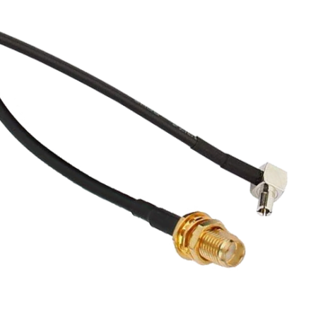 PTL-100 COAX CABLE TS9 TO SMA FEMALE 18CM (SUIT NIGHTHAWK)